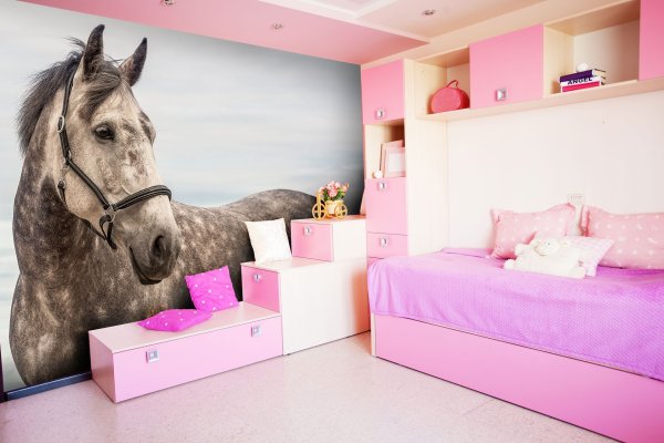 Детская комната с лошадьми