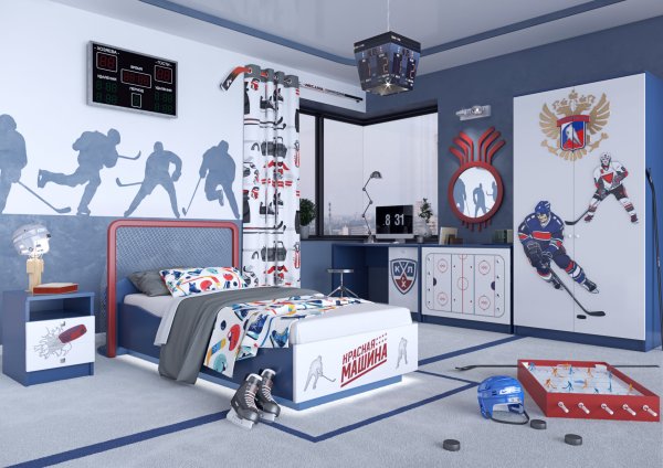 Детская комната хоккеиста