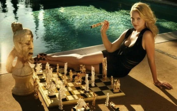 Фотосессия с шахматами