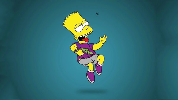 Барт симпсон Супергерой