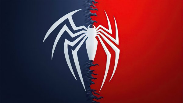 Логотип Marvel Spider man ps4