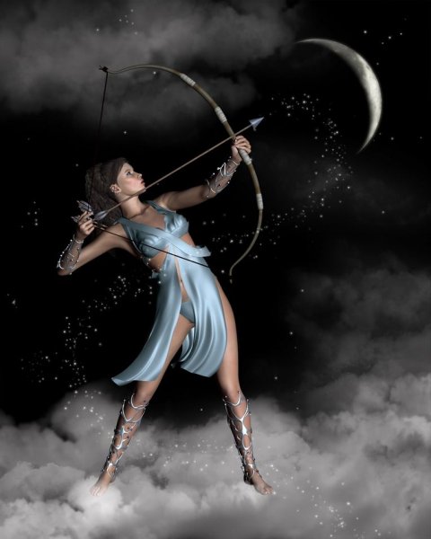 Артемида Диана богиня Луны