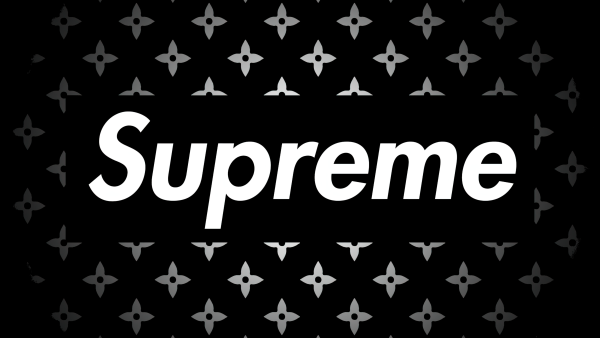 Supreme logo White