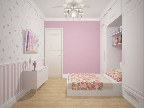 Детская комната для девочки интерьер