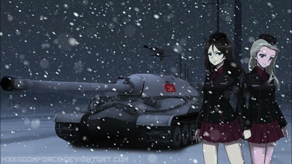 Аниме танкистки зимняя война