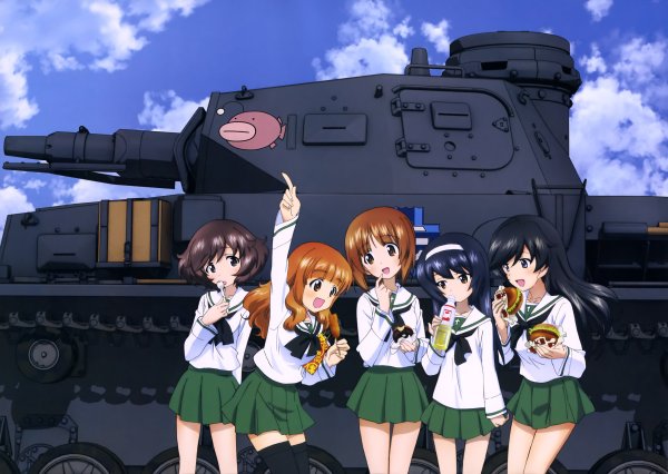 Аниме girls und Panzer 2 сезон