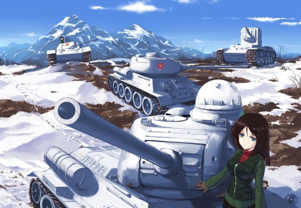 Аниме танкистки girls und Panzer