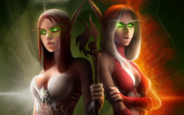 World of Warcraft эльфийки крови