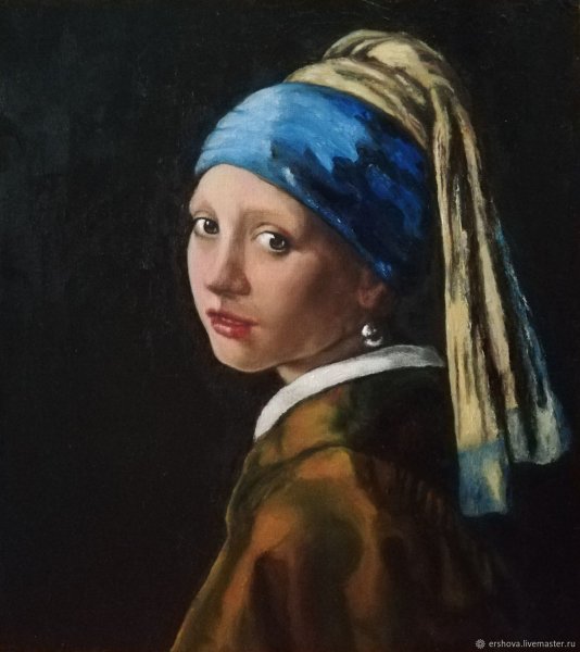 Ян Вермеер (Вермер). Девушка с жемчужной серёжкой. 1660