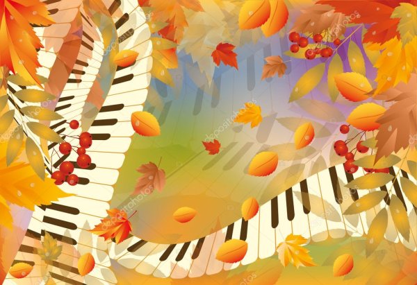 Баннер осень для детского сада в музыкальный