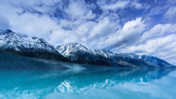 Голубое озеро новая Зеландия фото