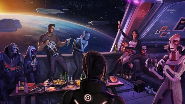 Вечеринка Шепарда Mass Effect 3