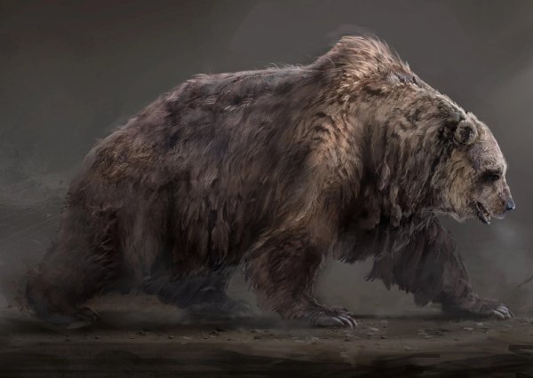 Пещерный Лев и пещерный медведь