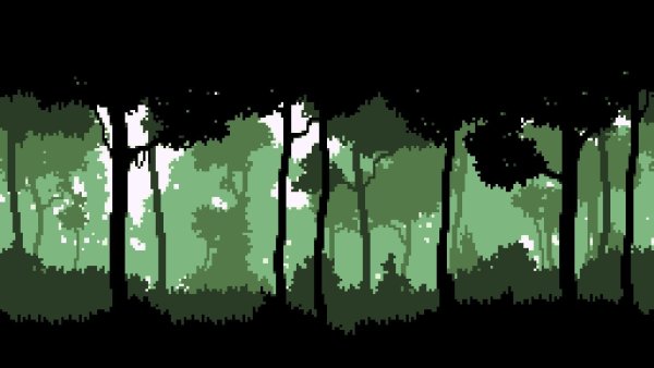 Пиксельные фоны с лесом