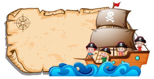 Корабль для пиратской вечеринки