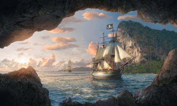 Пираты Карибского моря бухта