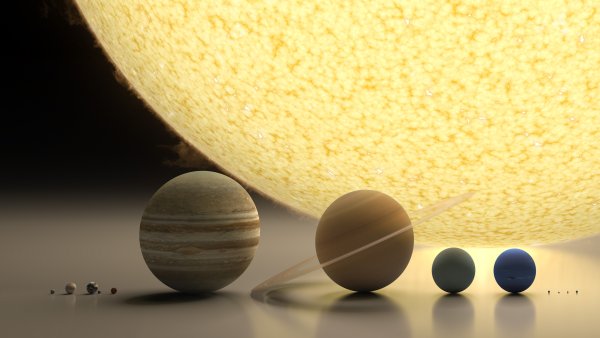 Размеры планет солнечной системы