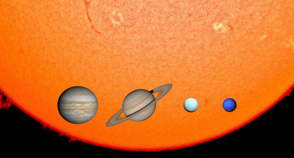 Планеты гиганты солнечной системы Нептун