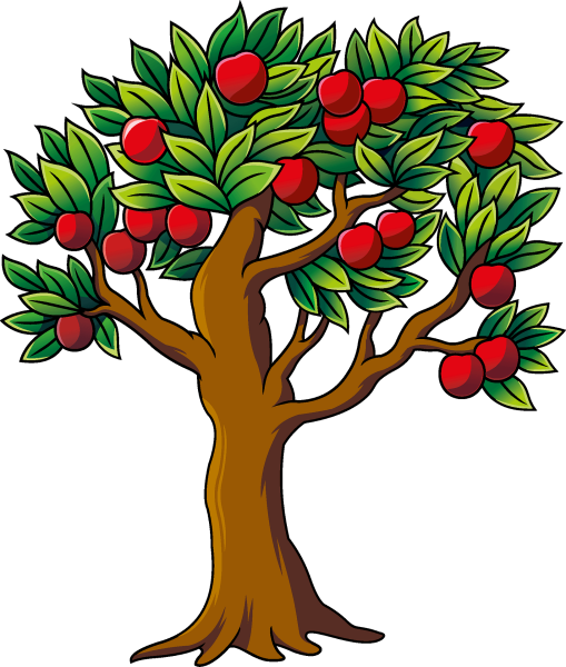 Яблоня рисунок