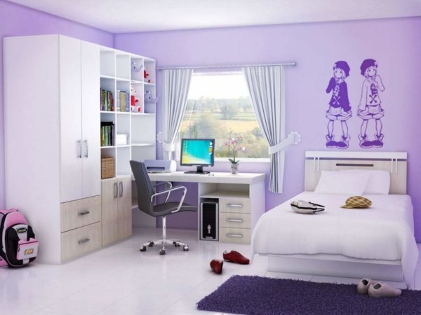 Интерьер комнаты для подростка девочки