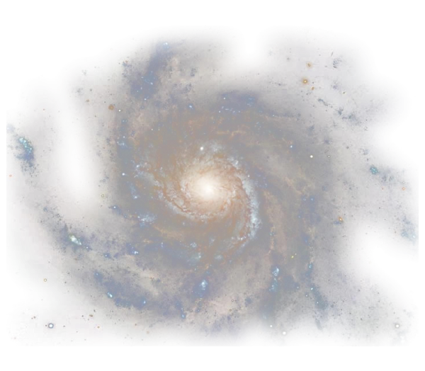Спиральная Галактика прозрачный фон