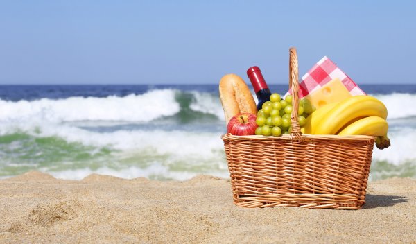 Еда на пляже