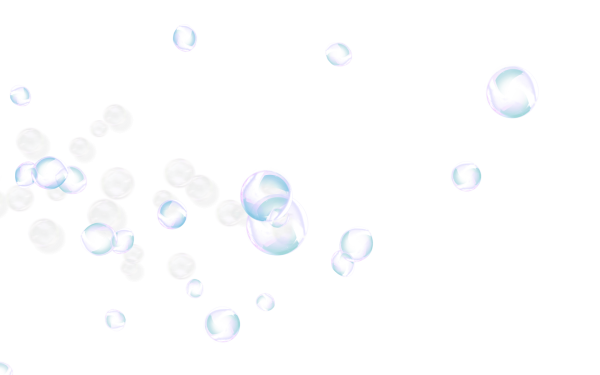 Мыльные пузыри без фона