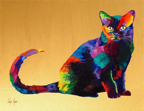 Многоцветная кошка