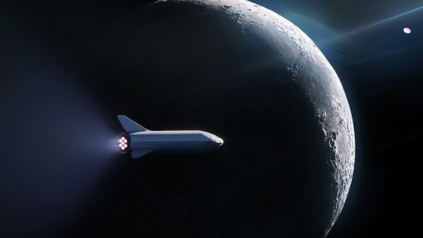 SPACEX Луна