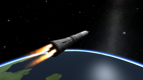Полет ракеты в космос