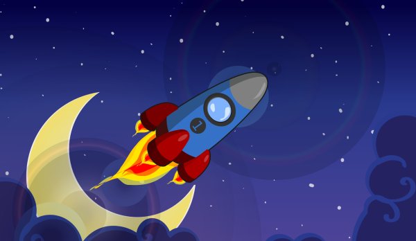 Космическая ракета для детей