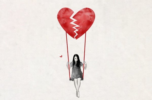Разбитое сердце девушки