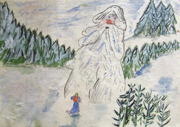 Мороз, красный нос» Николая Алексеевича Некрасова иллюстрации
