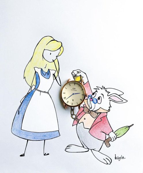 Алиса в стране чудес заяц и кролик