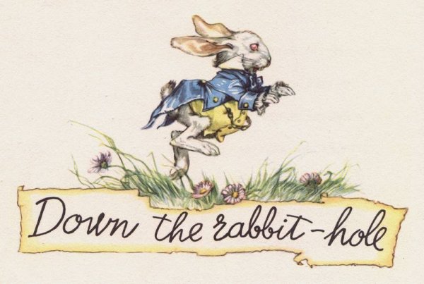 Алиса в стране чудес Льюис Кэрролл белый кролик