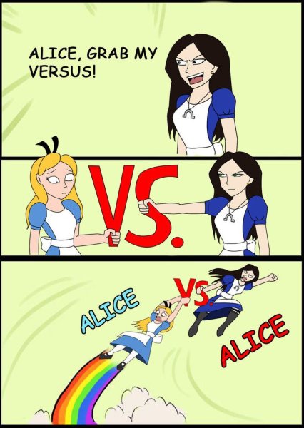Алиса vs Алиса комикс