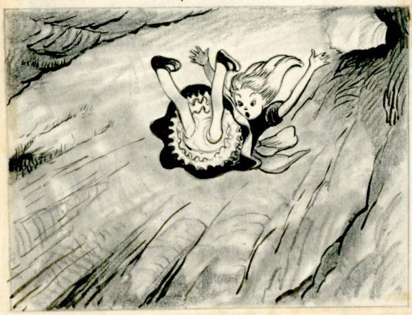 Алиса в стране чудес пещера