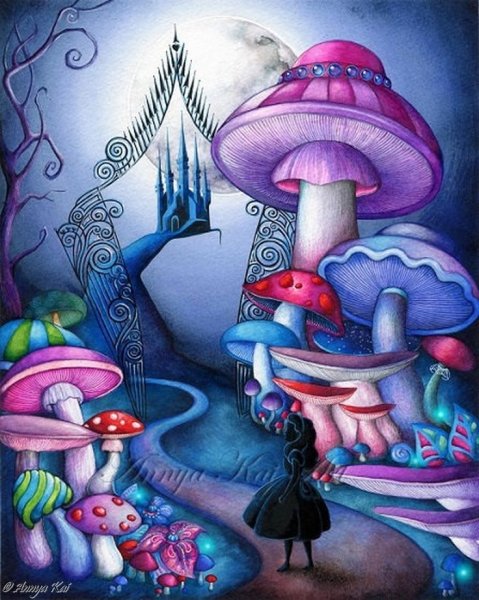 Алиса тим бёртон грибы