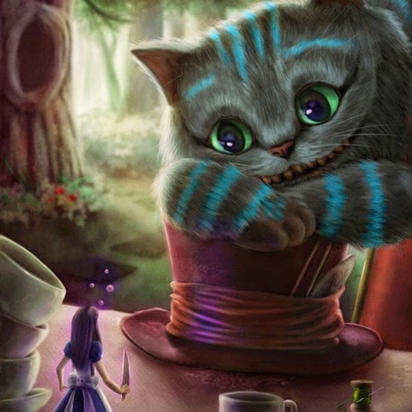 Чеширский кот Алиса в стране чудес
