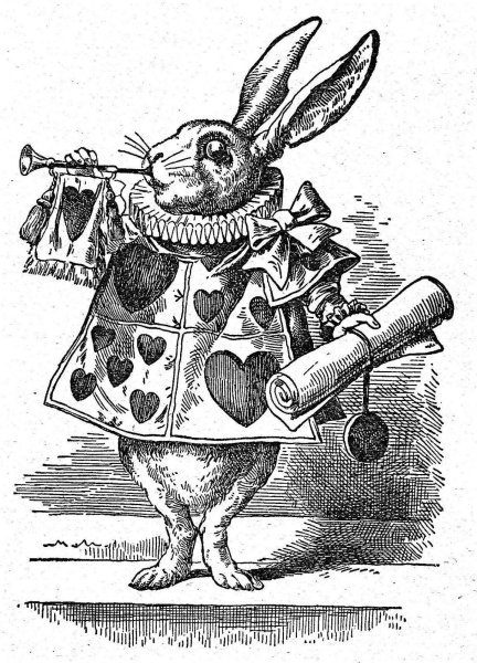 Мартовский заяц из Алисы в стране чудес иллюстрации