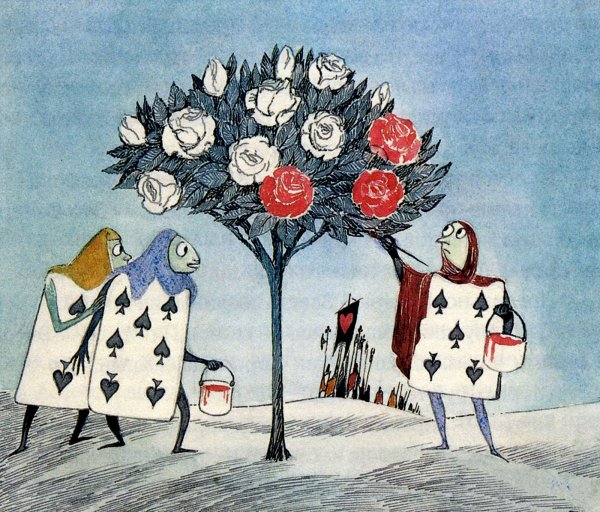 Туве Янссон иллюстрации к Алисе