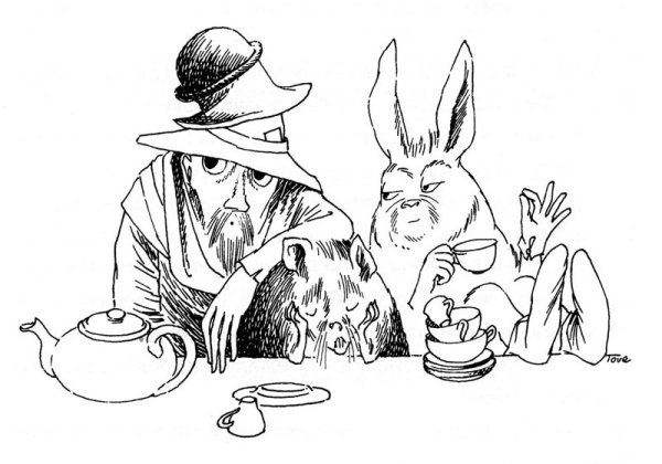Туве Янссон иллюстрации к Алисе в стране чудес