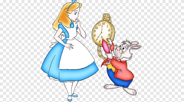Кролик Алиса в стране чудес рисунок