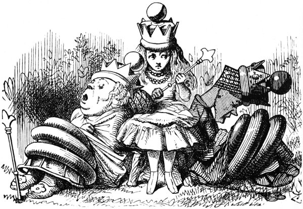 Льюис Кэрролл Алиса в Зазеркалье иллюстрации