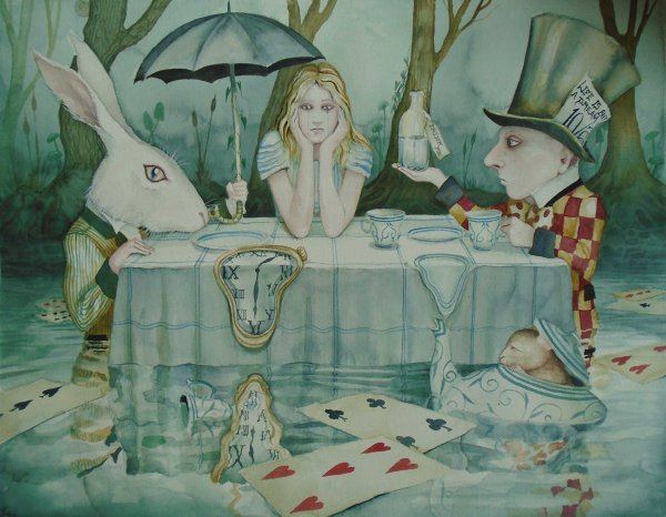 Алиса в стране чудес иллюстрации Dominic Murphy