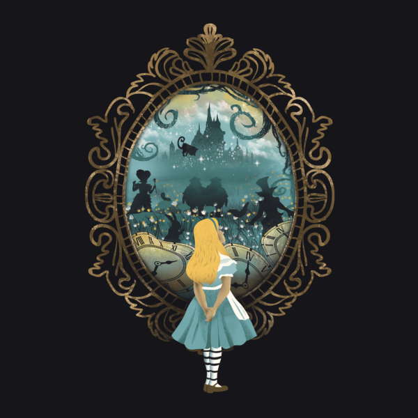 Алиса в Зазеркалье зеркало арт