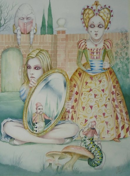 Алиса в Зазеркалье рисунки