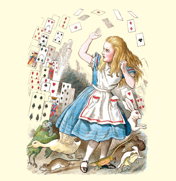 Алиса в стране чудес рисунки Кэрролла