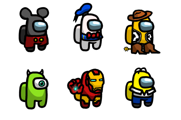 Рисунки персонажей из игр цветные
