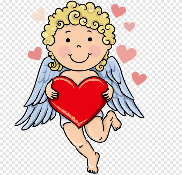 Ангелочки с сердечками